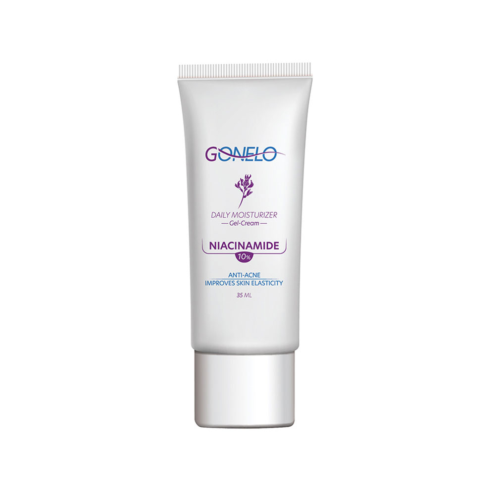 Gonelo Niacinamide 10 Percent Moisturizing Cream Gel 35ml ژل کرم مرطوب کننده گونلو حاوی نیاسین آمید 10% حجم 35 میل